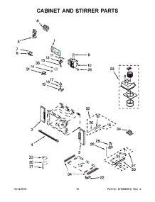 06 - Cabinet And Stirrer Parts parts for Whirlpool Wall Oven WOC95EC0AB04 from AppliancePartsPros.com