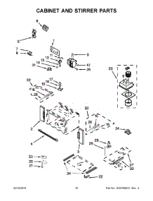 06 - Cabinet And Stirrer Parts parts for Whirlpool Oven WOC95EC0AH02 from AppliancePartsPros.com