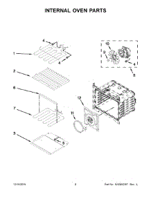 05 - Internal Oven Parts parts for Whirlpool Oven WOC95EC0AH03 from AppliancePartsPros.com