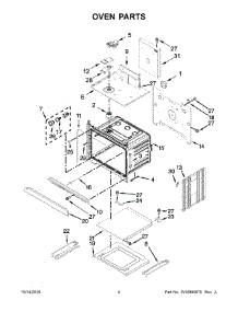 03 - Oven Parts parts for Whirlpool Wall Oven WOC95EC0AH04 from AppliancePartsPros.com