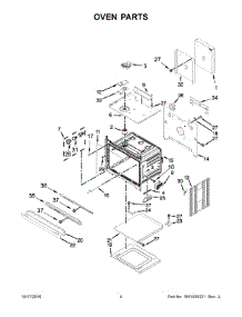 03 - Oven Parts parts for Whirlpool Range WOD51EC7AB05 from AppliancePartsPros.com