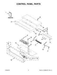02 - Control Panel Parts parts for Whirlpool Oven WOD93EC7AS04 from AppliancePartsPros.com