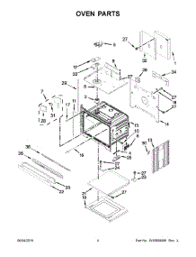 03 - Oven Parts parts for Whirlpool Oven WOD97ES0ES00 from AppliancePartsPros.com