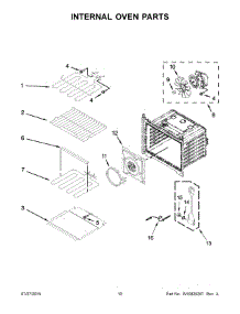 06 - Internal Oven Parts parts for Whirlpool Oven WOD97ES0ES01 from AppliancePartsPros.com