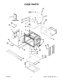 02 - Oven Parts parts for Whirlpool Range WOS51EC0AS04 from AppliancePartsPros.com