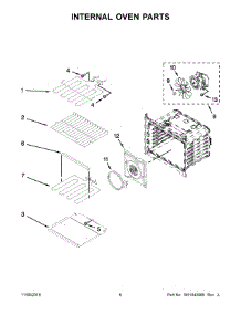 04 - Internal Oven Parts parts for Whirlpool Range WOS92EC0AH04 from AppliancePartsPros.com