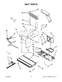 07 - Unit Parts parts for Whirlpool Refrigerator WRF535SWHV00 from AppliancePartsPros.com