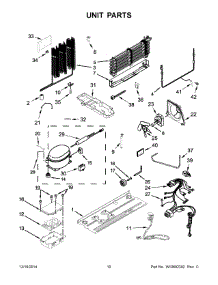 06 - Unit Parts parts for Whirlpool Refrigerator WRF560SFYW02 from AppliancePartsPros.com