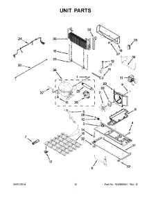 07 - Unit Parts parts for Whirlpool Refrigerator WRF989SDAM03 from AppliancePartsPros.com