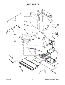 07 - Unit Parts parts for Whirlpool Refrigerator WRF990SLAM01 from AppliancePartsPros.com