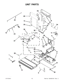 05 - Unit Parts parts for Whirlpool Refrigerator WRF990SLAM02 from AppliancePartsPros.com