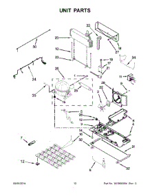 07 - Unit Parts parts for Whirlpool Refrigerator WRF991BOOM00 from AppliancePartsPros.com
