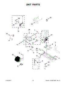 07 - Unit Parts parts for Whirlpool Refrigerator WRF995FIFZ00 from AppliancePartsPros.com