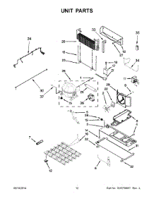 07 - Unit Parts parts for Whirlpool Refrigerator WRF997SDDM00 from AppliancePartsPros.com