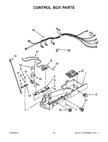 09 - Control Box Parts parts for Whirlpool Refrigerator WRS322FNAH01 from AppliancePartsPros.com