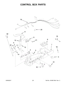 11 - Control Box Parts parts for Whirlpool Refrigerator WRS325FDAT04 from AppliancePartsPros.com
