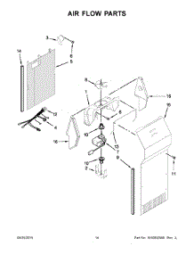 08 - Air Flow Parts parts for Whirlpool Refrigerator WRS325FNAE03 from AppliancePartsPros.com