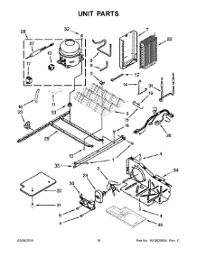 10 - Unit Parts parts for Whirlpool Refrigerator WRS325FNAH00 from AppliancePartsPros.com