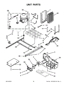 10 - Unit Parts parts for Whirlpool Refrigerator WRS325FNAW00 from AppliancePartsPros.com