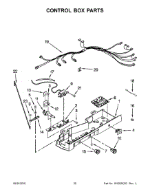 11 - Control Box Parts parts for Whirlpool Refrigerator WRS331FDDB01 from AppliancePartsPros.com