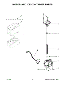 06 - Motor And Ice Container Parts parts for Whirlpool Refrigerator WRS342FIAB04 from AppliancePartsPros.com
