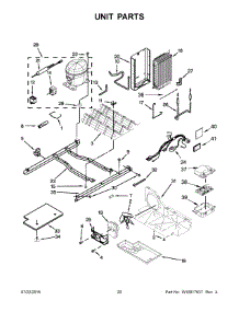 11 - Unit Parts parts for Whirlpool Refrigerator WRS342FIAB04 from AppliancePartsPros.com