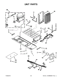 11 - Unit Parts parts for Whirlpool Refrigerator WRS537SIAM01 from AppliancePartsPros.com