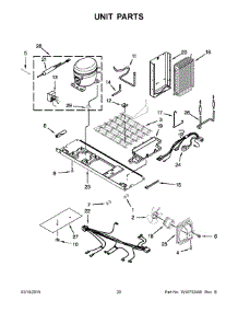 11 - Unit Parts parts for Whirlpool Refrigerator WRS586FIDM00 from AppliancePartsPros.com