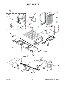 11 - Unit Parts parts for Whirlpool Refrigerator WRS586FIEM01 from AppliancePartsPros.com