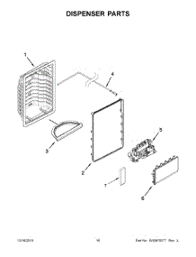 09 - Dispenser Parts parts for Whirlpool Refrigerator WRS950SIAM01 from AppliancePartsPros.com