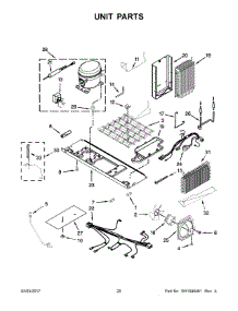 11 - Unit Parts parts for Whirlpool Refrigerator WRS970CIDH01 from AppliancePartsPros.com