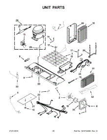 11 - Unit Parts parts for Whirlpool Refrigerator WRS970CIDM00 from AppliancePartsPros.com