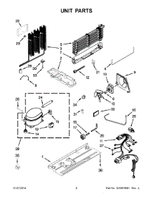 05 - Unit Parts parts for Whirlpool Refrigerator WRT108TFYW01 from AppliancePartsPros.com
