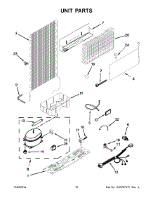 06 - Unit Parts parts for Whirlpool Refrigerator WRT111SFDB01 from AppliancePartsPros.com