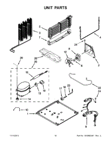 06 - Unit Parts parts for Whirlpool Refrigerator WRT138TFYB01 from AppliancePartsPros.com
