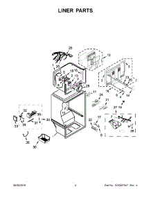 03 - Liner Parts parts for Whirlpool Refrigerator WRT318FMDW02 from AppliancePartsPros.com
