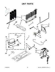 06 - Unit Parts parts for Whirlpool Refrigerator WRT351SFTF00 from AppliancePartsPros.com