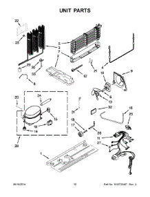 06 - Unit Parts parts for Whirlpool Refrigerator WRT371SZBM01 from AppliancePartsPros.com