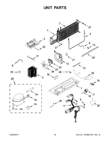 06 - Unit Parts parts for Whirlpool Refrigerator WRT518SZFM00 from AppliancePartsPros.com