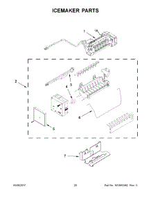 11 - Icemaker Parts parts for Whirlpool Refrigerator WRV986FDEM01 from AppliancePartsPros.com