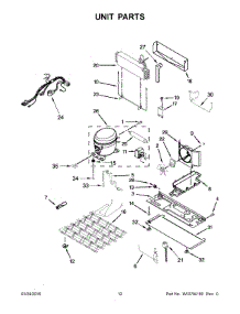 07 - Unit Parts parts for Whirlpool Refrigerator WRV996FDEM00 from AppliancePartsPros.com