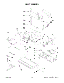 07 - Unit Parts parts for Whirlpool Refrigerator WRX735SDBH02 from AppliancePartsPros.com