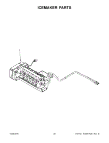 11 - Icemaker Parts parts for Whirlpool Refrigerator WRX988SIBH02 from AppliancePartsPros.com