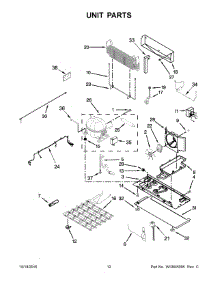 07 - Unit Parts parts for Whirlpool Refrigerator WRX988SIBW01 from AppliancePartsPros.com