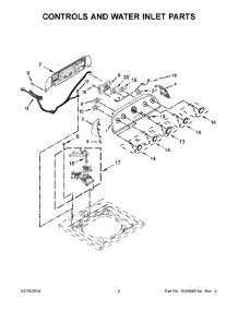 03 - Controls And Water Inlet Parts parts for Whirlpool Washer WTW4810BQ1 from AppliancePartsPros.com