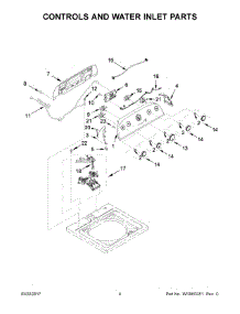 03 - Controls And Water Inlet Parts parts for Whirlpool Laundry Center WTW4810EW1 from AppliancePartsPros.com