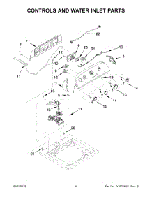 03 - Controls And Water Inlet Parts parts for Whirlpool Laundry Center WTW4815EW0 from AppliancePartsPros.com