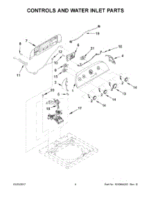 03 - Controls And Water Inlet Parts parts for Whirlpool Laundry Center WTW4815EW1 from AppliancePartsPros.com