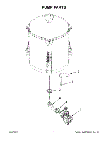 05 - Pump Parts parts for Whirlpool Washer WTW7000DW0 from AppliancePartsPros.com