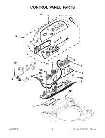 04 - Control Panel Parts parts for Whirlpool Washer WTW8900BC0 from AppliancePartsPros.com
